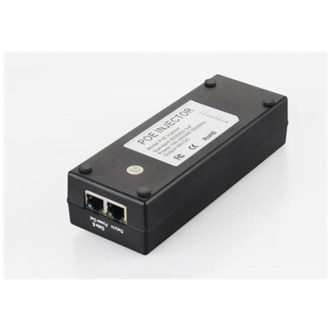 Poeinj-30w Adattatore Poe E Iniettore 10 Gigabit Ethernet, 100 Gigabit Ethernet 48 V (30w 802.3af / at Poe Injector - 100-220v, 50-60hz, 52v Dc, - Maximum Speed Rate: 1000mbps, Transmission Distance: 100m - Warranty: 24m)  - Foto 2