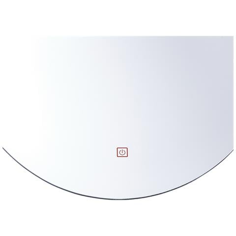 Specchio Da Bagno Con Illuminazione Led Ovale 60 X 80 Cm Mazille - Foto 15