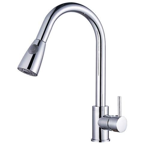 Rubinetto Montecarlo Con Doccetta Estraibile Per Lavello Cucina Cromato - Foto 1