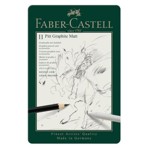 115220 Fller- & Stiftegeschenkset Graphitstift Metall-box (115220)  - Foto 1
