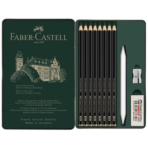 115220 Fller- & Stiftegeschenkset Graphitstift Metall-box (115220)  - Foto 2