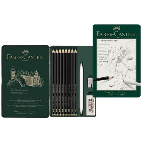 115220 Fller- & Stiftegeschenkset Graphitstift Metall-box (115220)  - Foto 3