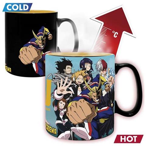 Tazza Magica Con Protagonisti Di My Hero Academia - 460 Ml - - Foto 1