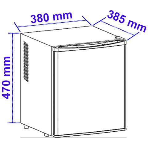 Frigorifero 25 Litri Silenzioso Termoelettronico Senza Compressore Frigobar Frigo Frigo-bar - Foto 5