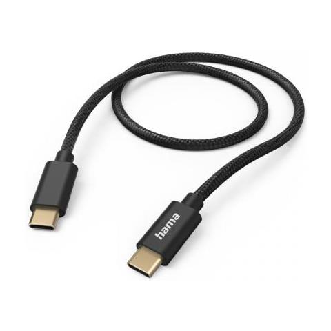 Fabric Cavo Usb 1,5 M Usb 2.0 Usb C Nero - Foto 1