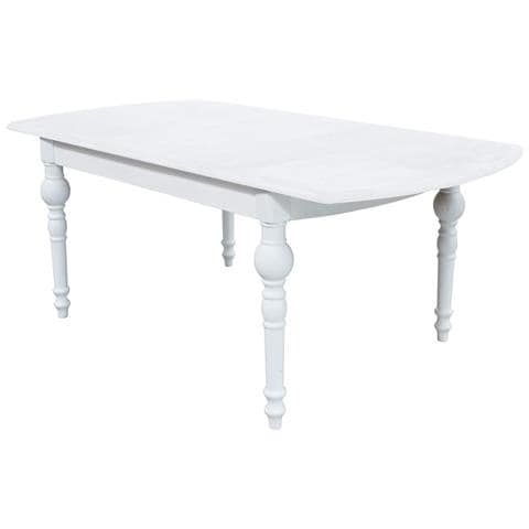 Cross - Tavolo Vintage Allungabile In Legno Con Piano Stondato - Foto 1