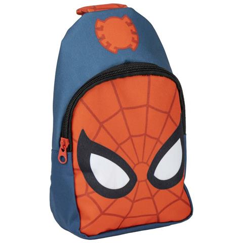 Zaino Per Bambini Borsa A Tracolla Azzurro Rosso 13 X 23 X 7 Cm - Foto 1