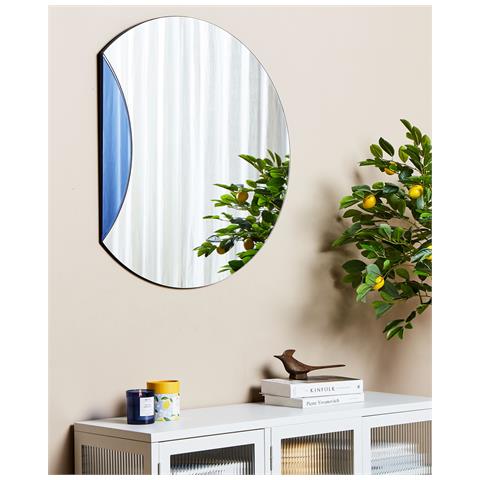 Specchio Cambrai 80 Cm 70 Cm Blu - Foto 1