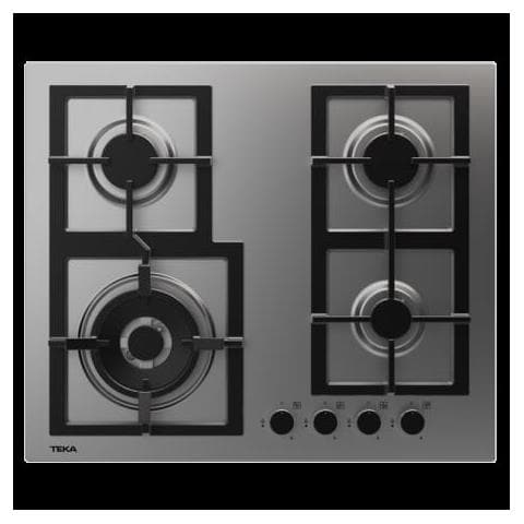 Piano cottura EFX60.1 4G DR a gas 4 Zone Cottura da 60 cm Colore Acciaio inox - Foto 1