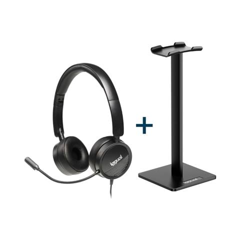 IGG317075+IGG318058 cuffia e auricolare Cablato A Padiglione Gaming Nero - Foto 1