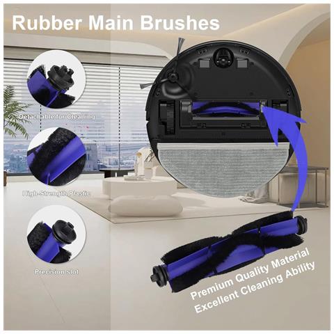 Kit Di Ricambi Per Robot Aspirapolvere Eufy Robovac X8/x8 Hybrid - Foto 2