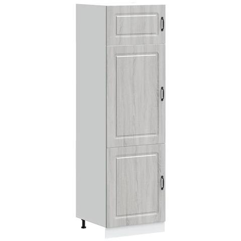 Armadio Da Cucina Kalmar Grigio Sonoma In Legno Multistrato - Foto 2