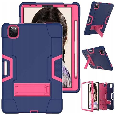 Custodia Per Ipad Pro 12.9"" Con Supporto E Slot Per Stilo - Blu E Rosa Elegante - Foto 1