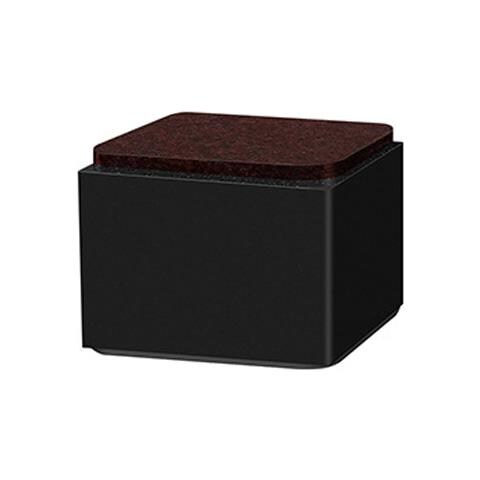 Alzate Per Mobili Quadrate In Acciaio Al Carbonio Nero - Set Di 4   E - Foto 1