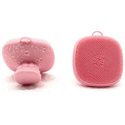 Spazzola Portatile In Silicone Per La Pulizia Del Viso Per Il Trucco Pink - Foto 3