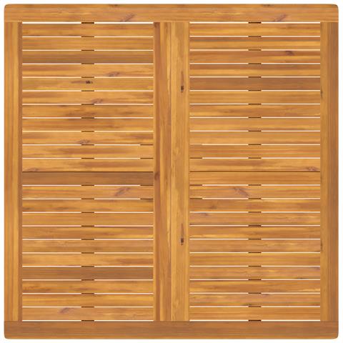 Set da Pranzo da Giardino 5 Pezzi Legno Massello di Acacia, Sedie da Giardino 2 pezzi 56x56x90 cm Legno Massello di Acacia - Foto 7