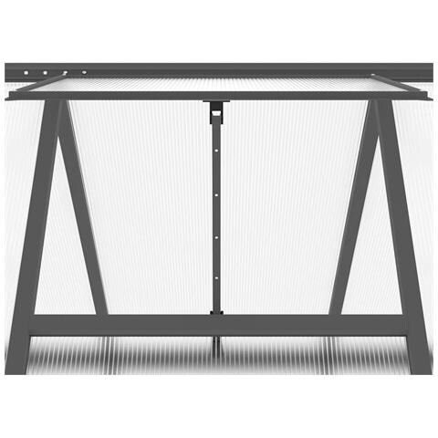 Telaio Serra con Base Antracite 334x169x202 cm in Alluminio - Foto 9