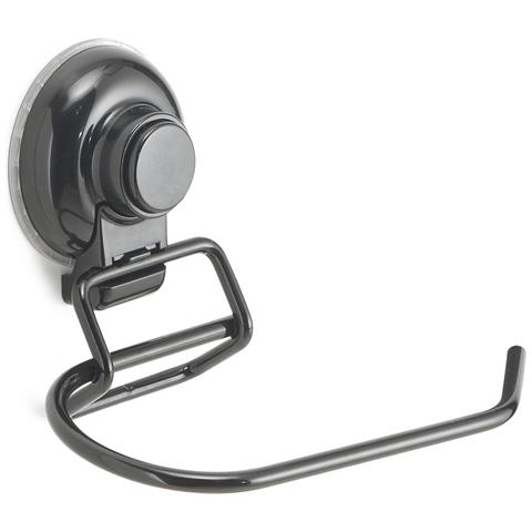 Portarotolo Da Muro In Metallo E Resine Termoplastiche Ho24 Serie Hot Nero Matt - Foto 1