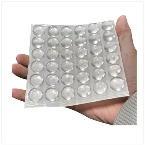 Protezione Unghie Tastiera: Adesivi Trasparenti A Semisfera (16x8mm, 36 Pezzi) - Foto 1