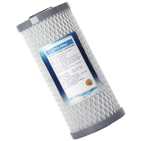 Cartuccia Filtro Acqua A Blocco Di Carbone Da Guscio Di Cocco Big Blue Da 10 Pollici Per Filtrazione Domestica Completa - Foto 1