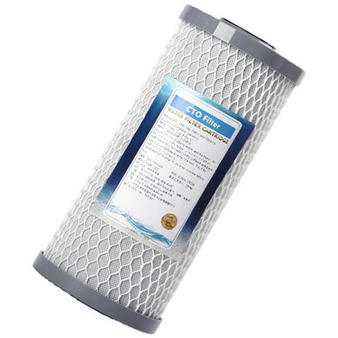 Cartuccia Filtro Acqua A Blocco Di Carbone Da Guscio Di Cocco Big Blue Da 10 Pollici Per Filtrazione Domestica Completa - Foto 2