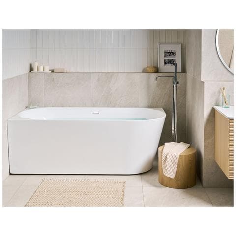 Vasca Da Bagno Angolare Renaca Lato Destro 170 X 79 Cm Bianco - Foto 1
