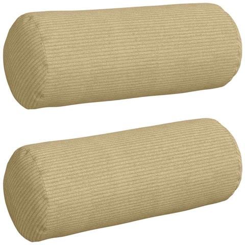 Cuscini a rullo 2 pcs Grigio Verde Ø 15 x 40 cm - Foto 1