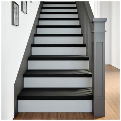 Gradini 8 pz Marrone Scuro 70x25x2 cm Legno Massello Rovere - Foto 2