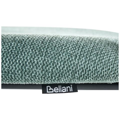 Set Di 4 Sedie Da Pranzo Riley Tessuto Verde - Foto 8