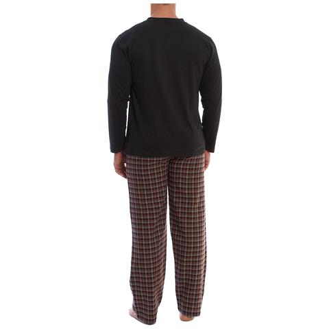 Pigiama Da Uomo In Cotone A Maniche Lunghe Klp8 - Foto 2