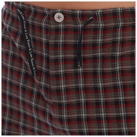 Pigiama Da Uomo In Cotone A Maniche Lunghe Klp8 - Foto 4