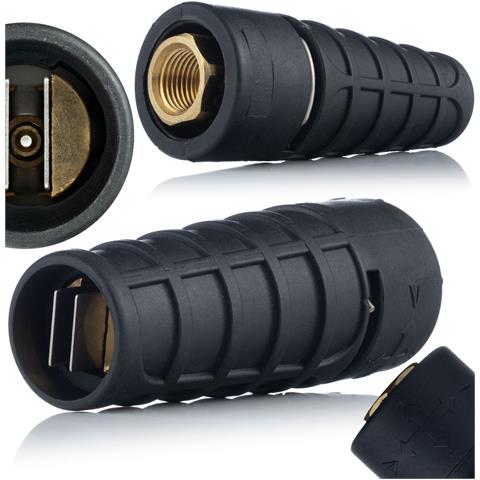 Ugello Regolabile Vario 40° - Filettatura Interna 1/4"" | Pressione Max 5000 Psi, Temperatura Max 100°c | Compatibile Con Lance E Tubazioni 1/4"" - Foto 1