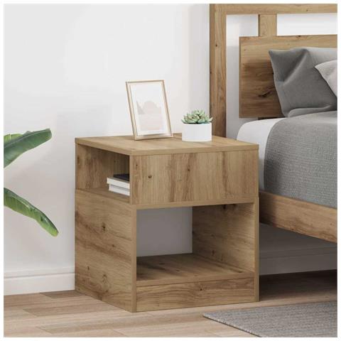 Tavolino 2 pcs Rovere artigianale 40,5 x 40 x 45 cm - Foto 2