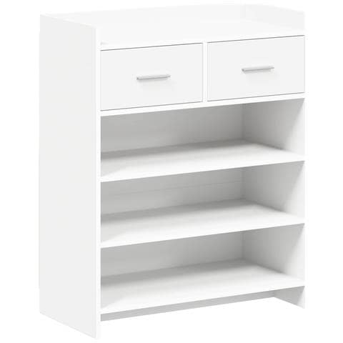 Mobile per scarpe Bianco 73,5 x 36 x 92 cm Legno ingegnerizzato - Foto 1