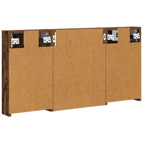 Set di Armadi da Bagno con lo scaffale 3 pcs 100 x 10,5 x 50 cm - Foto 9