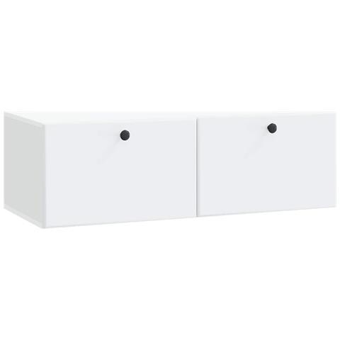 Mobile Porta TV da Muro 98 x 41 x 30 cm Bianco - Foto 1