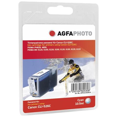 CLI-526C Cartuccia Ink Compatibile Ciano per Canon PIXMA iP4950 MG5150 MX715 - Foto 2