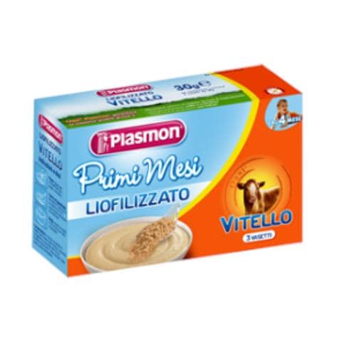 Omogeneizzato Liofilizzato Vitello 3x10g - Per Bambini Da 4 Mesi, Senza Sale E Senza Glutine