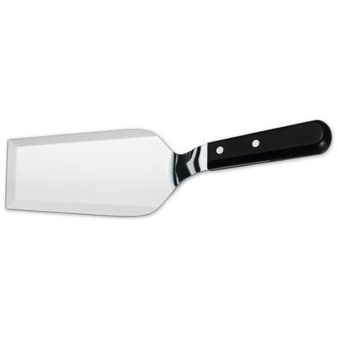 Serie Universal - Spatola Cucina - Lama Acciaio Inossidabile Nitrum 160 Mm - Manico Polioxymetilene (pom) Colore Nero - Foto 1