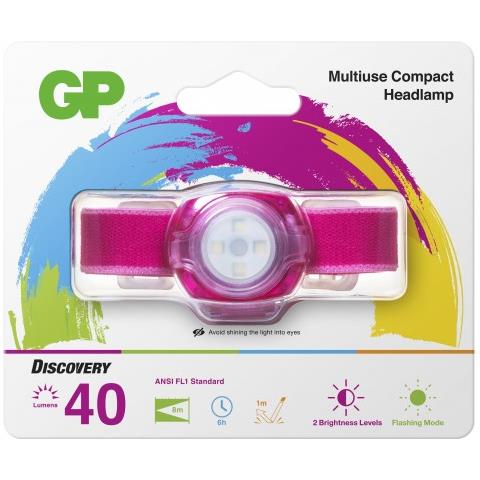 GP Stirnlampe CH31 40 Lumen 2 x CR 2025 Viola 260GPACTCH31002 - Foto 2