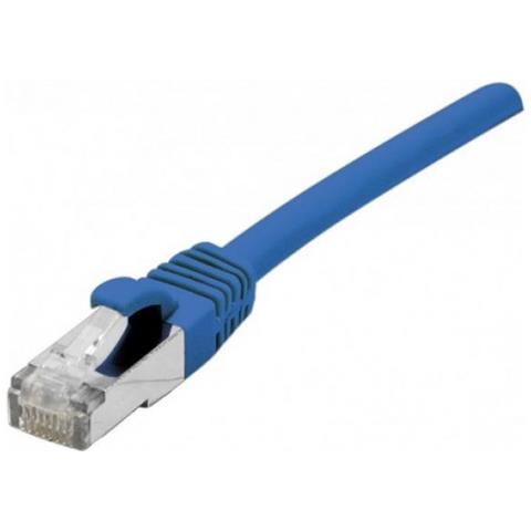 858454 Cavo Di Rete 2 M Cat6a S / ftp [ s-stp] Blu (patch Cord Rj45 Cat. 6a S / ftp Lszh Snagless Blue- 2 M Full Copper)  - Foto 1