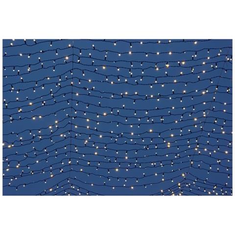 Ghirlanda Di Luce Solare Yogy Solar Lumi Garden - Luce Bianca Calda Solare - 200 Led - 1700 Cm - Foto 2