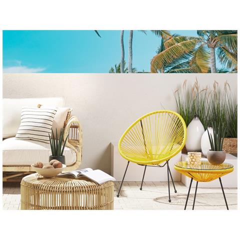 Sedia Stil Spaghetti Giallo Acapulco Ii - Foto 13