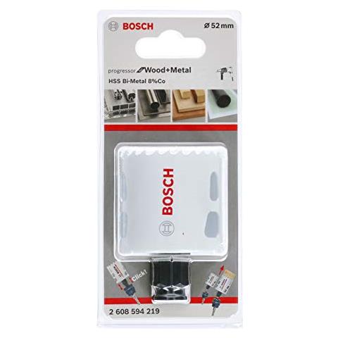 Professionale 2608594219 Sega Una Tazza Per Il Legno E Metallo Legno All'e Metallo, Accessorio Per Foratrice, Ø 52 Millimetri - Foto 1