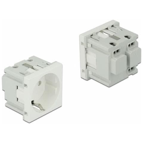Easy 45 Schutzkontakt-steckdose 45 X 45 Mm 10 Stck (81320)  - Foto 1