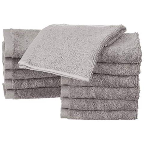 Cotone Salviette - 12-pack Grigio - Foto 1
