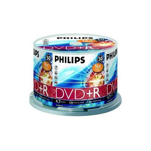 Supporto registrabile DVD DR4S6B50F / 00 - DVD+R - 16x - 4,70 GB - 50 Pacco Spindle - 120mm - 2 Ora Tempo di registrazione massimo - Foto 1