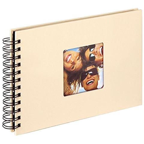 Album Fotografico Fun Spirale 23x17 cm 40 Pagine Colore Creme - Foto 1