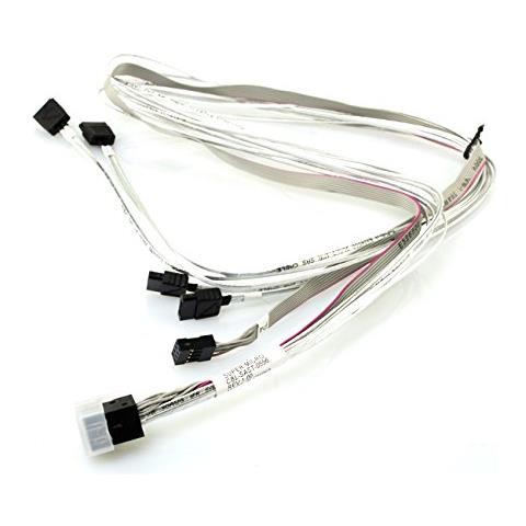 CBL-SAST-0556, mini SAS, 4 x SATA, Nero, Bianco - Foto 1