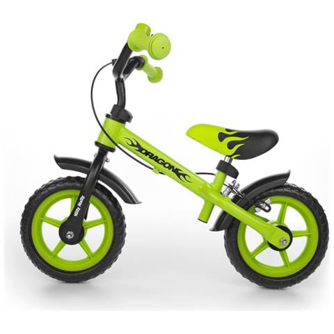 Dragon Z Hamulcem Bambino unisex Città Acciaio Nero, Verde bicicletta - Foto 1